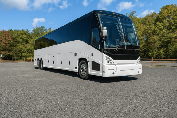 Bus Rental Company Joliet 56 Passenger Charter Bus